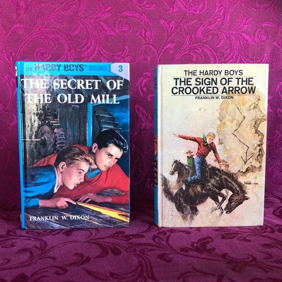 Other - 📚 3 for $9 📚 Hardy Boys Books (2): Sign of Crooked Arrow, Secret of Old Mill